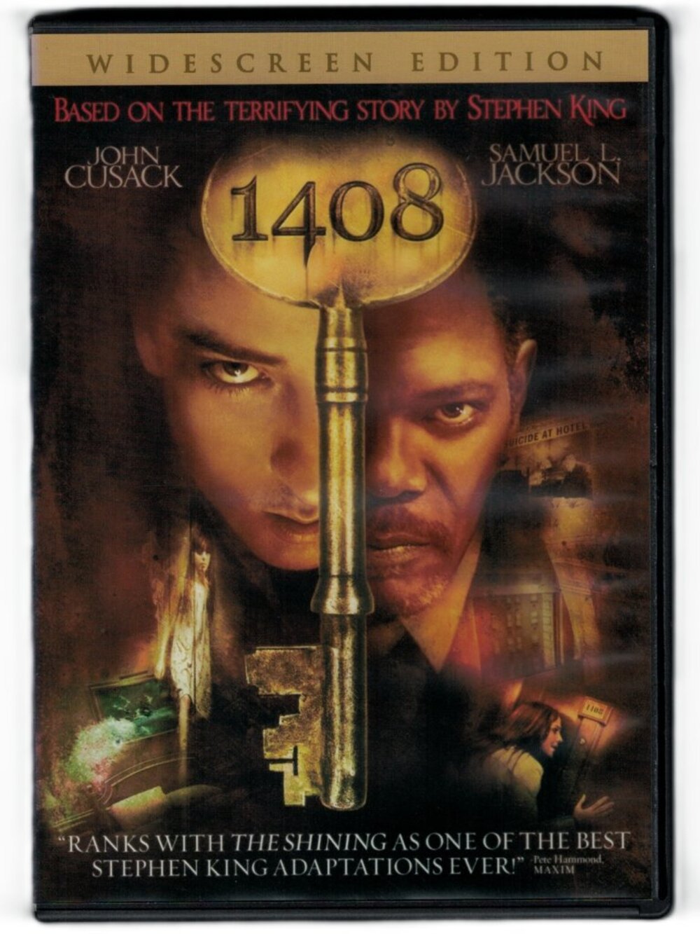 1408 (DVD disc) 2007 John Cusack, Samuel L. Jakson